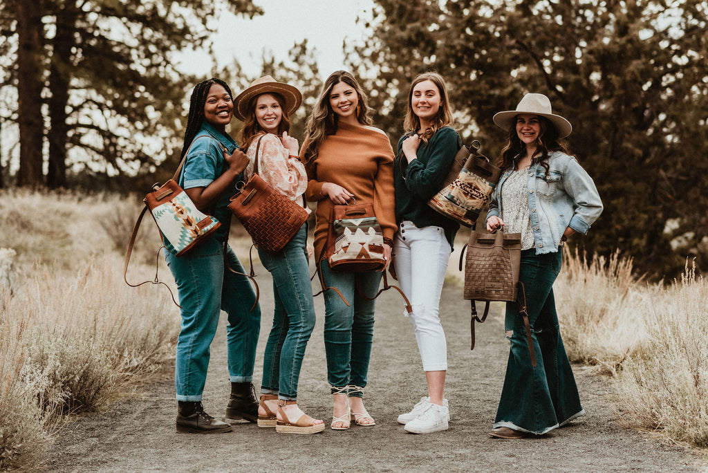 Cascade Convertible Bucket Bag