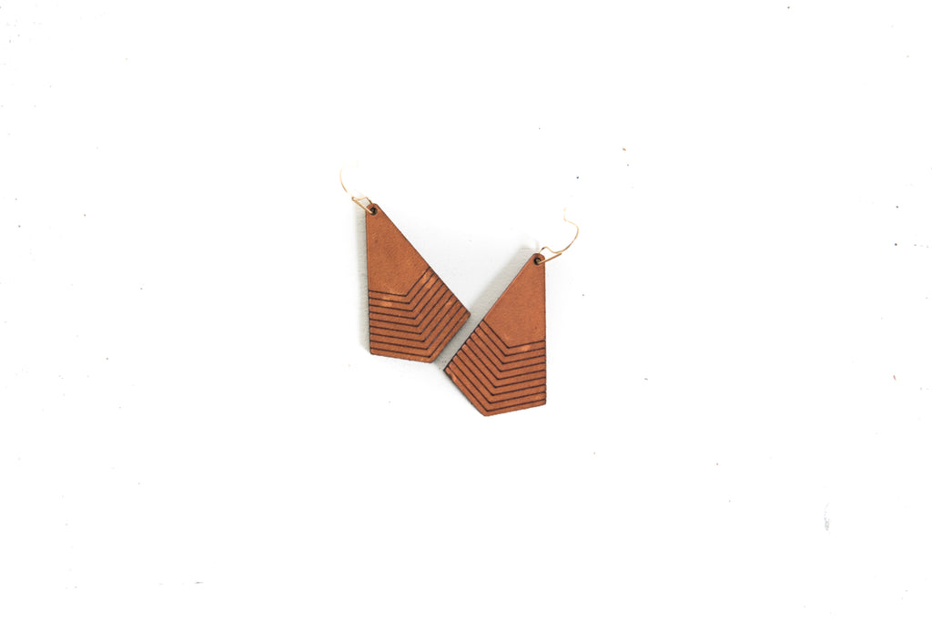 Diffuser Earrings Chevron