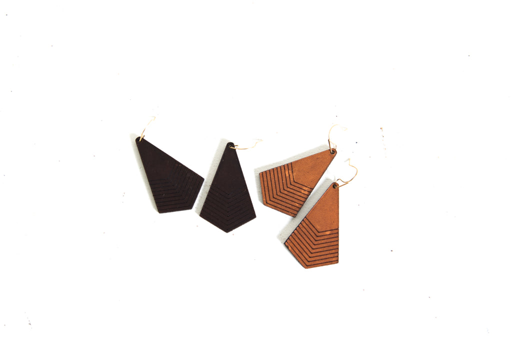 Diffuser Earrings Chevron