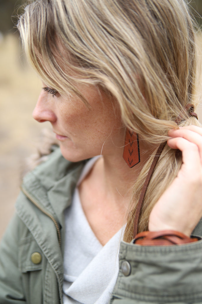 Diffuser Earrings Winter Arrows