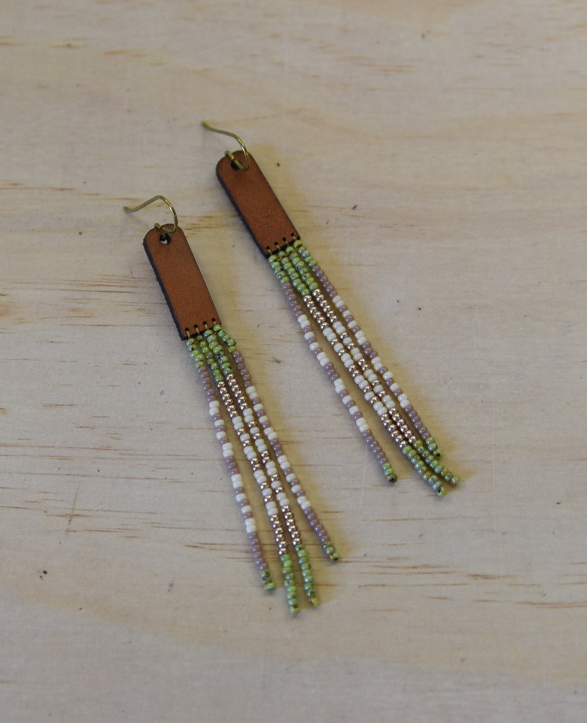 Daybreak Leather + Beads Beach Grass